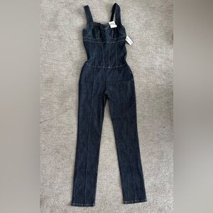 denim jumpsuit
